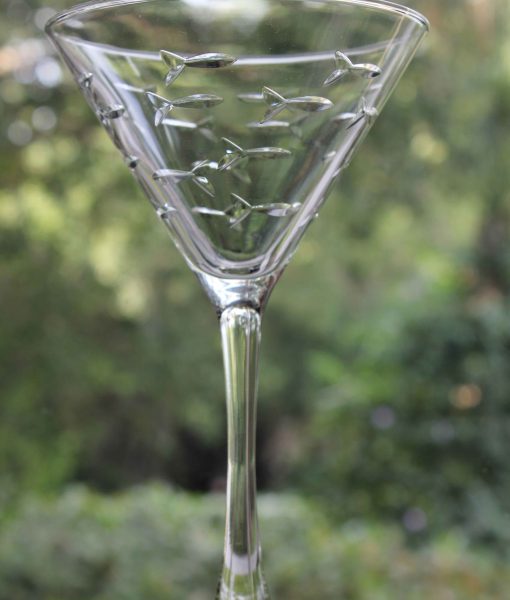 school-of-fish-martini-glass